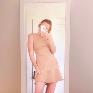 she+sky suede dress